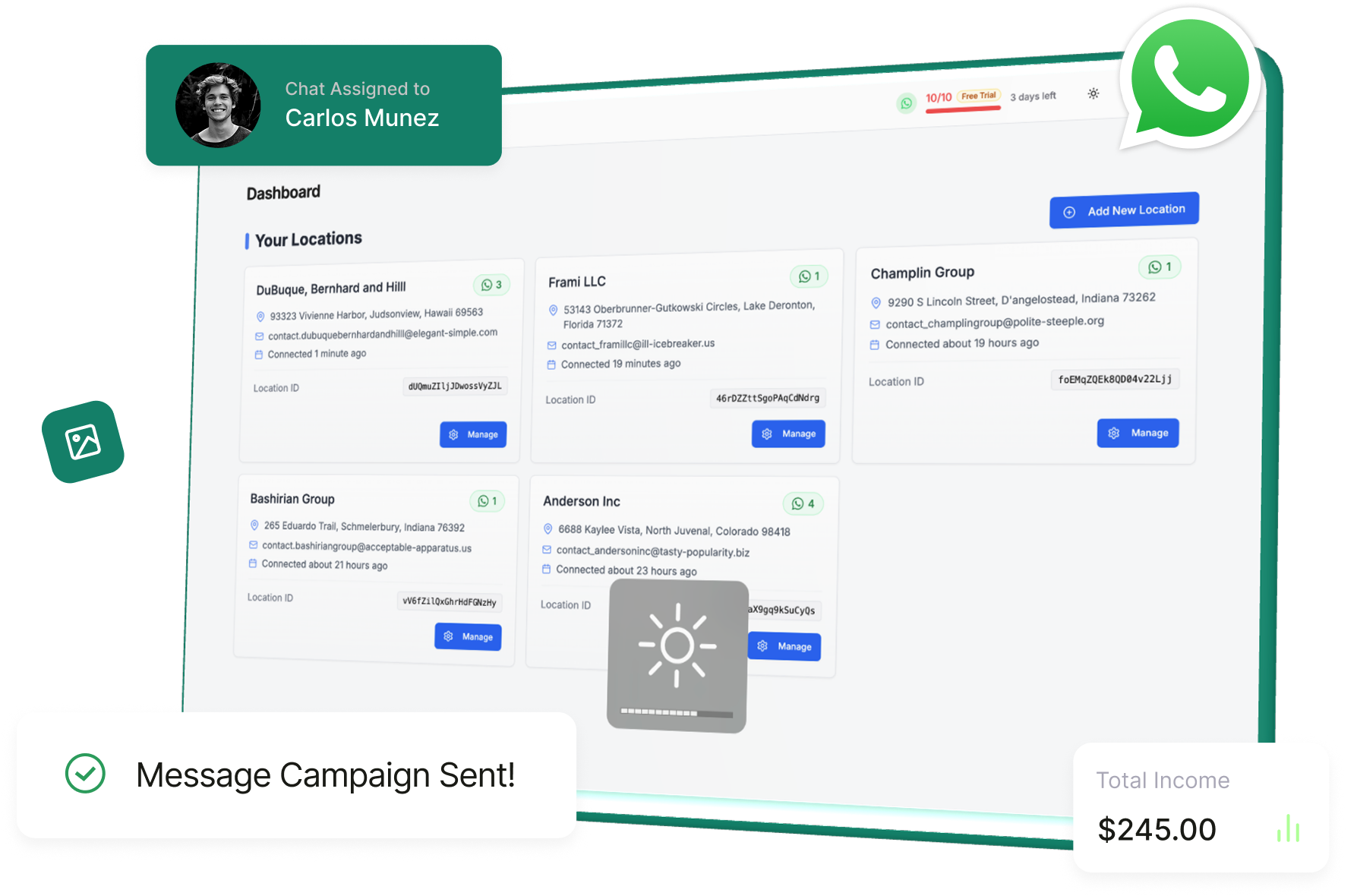 GoGHL Dashboard Interface